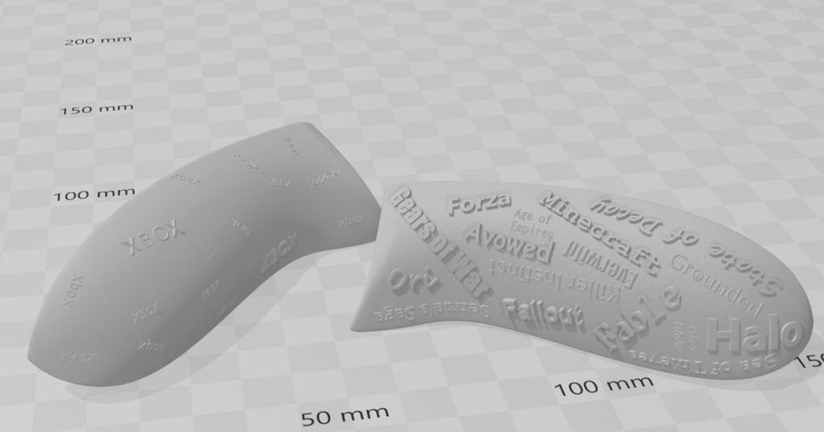 Xbox One Elite Controller Side Panels by ippe Download free STL model