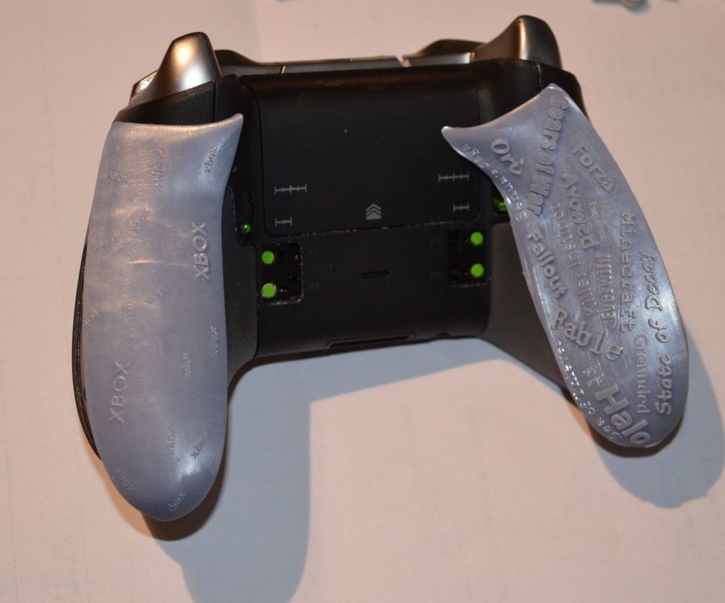 Xbox One Elite Controller Side Panels by ippe Download free STL model