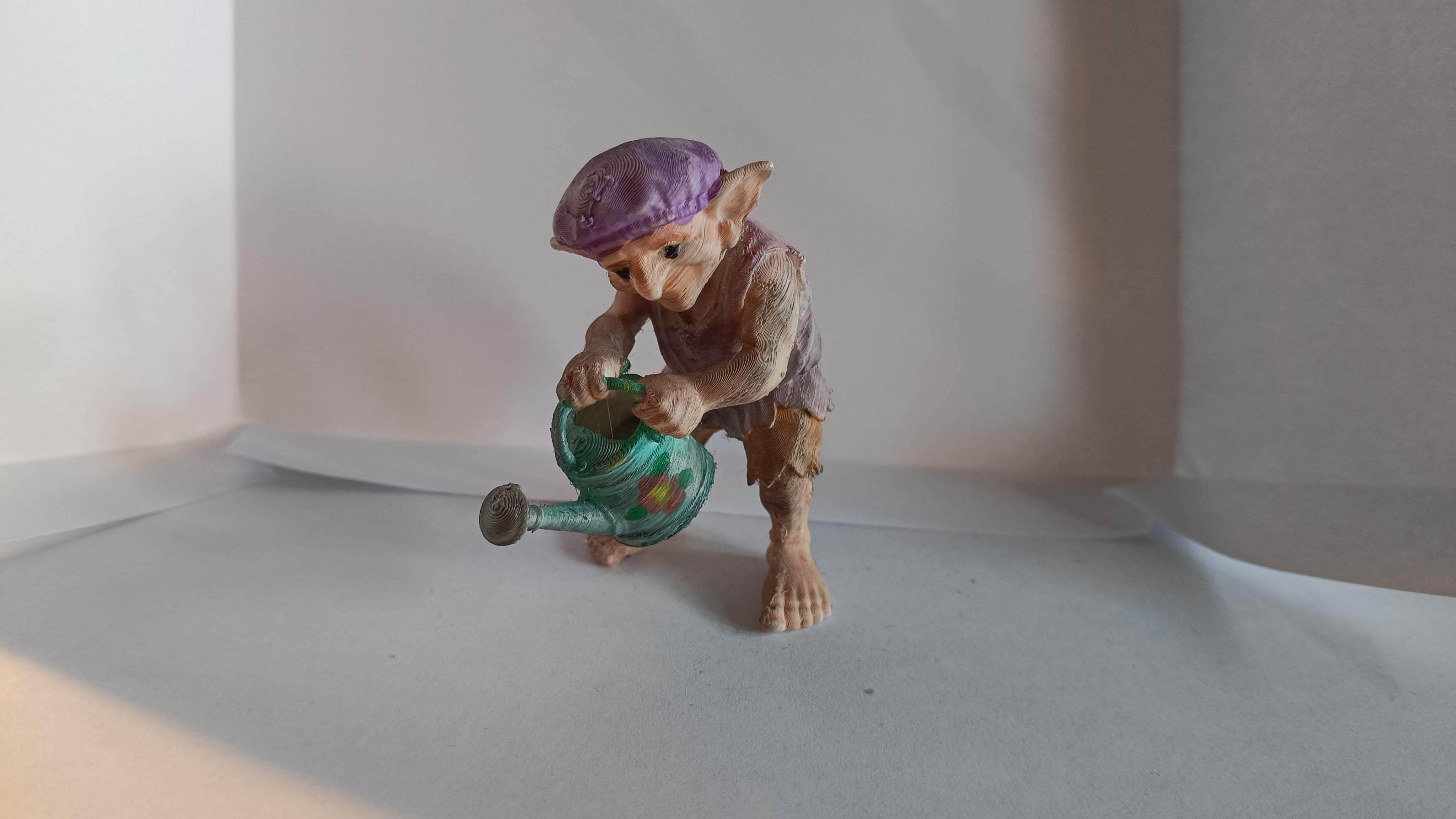 Goblin with watering can 3D model by Helpman