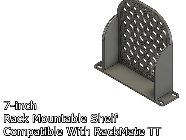 7-inch 3D printable shelf