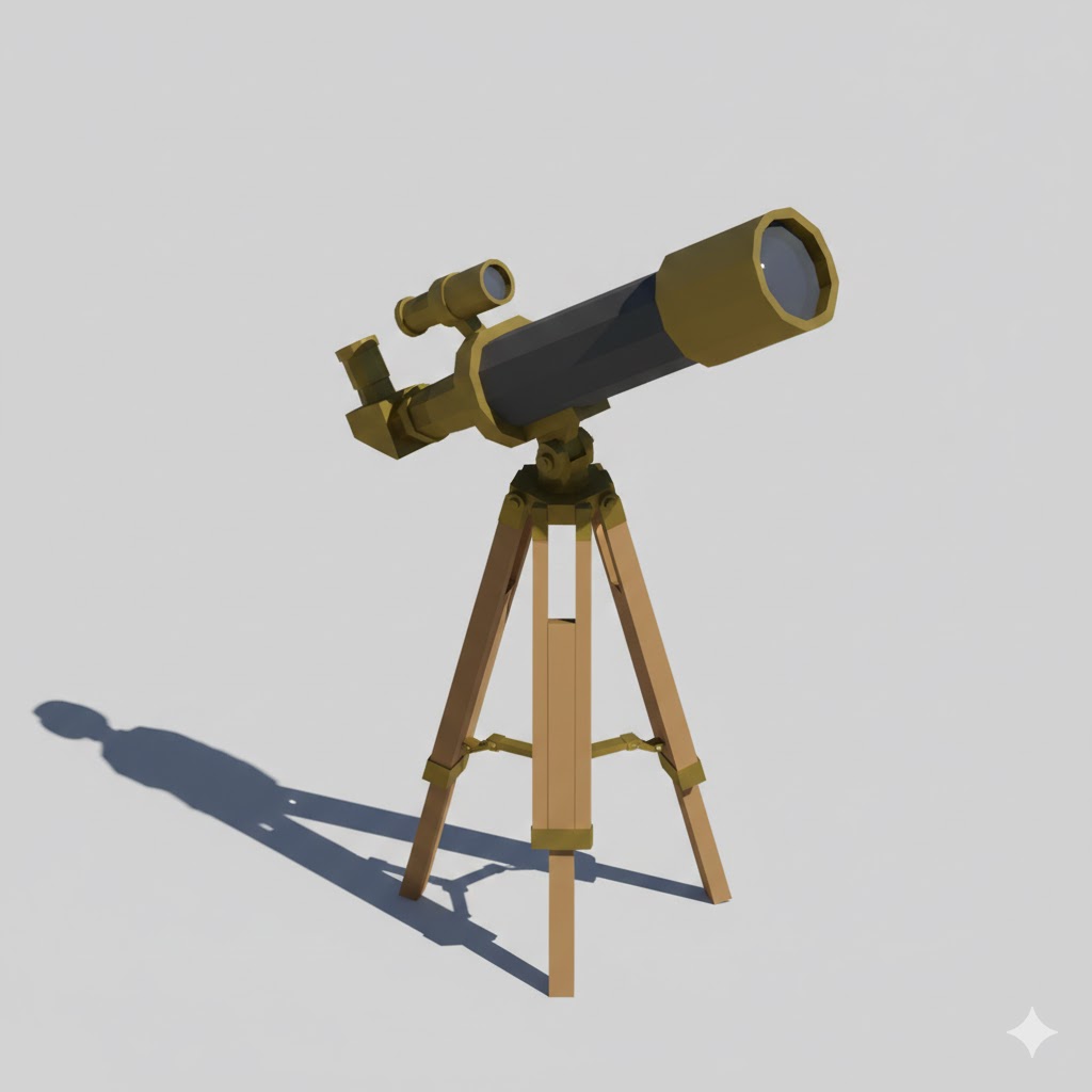 Low Poly Telescope Standalone