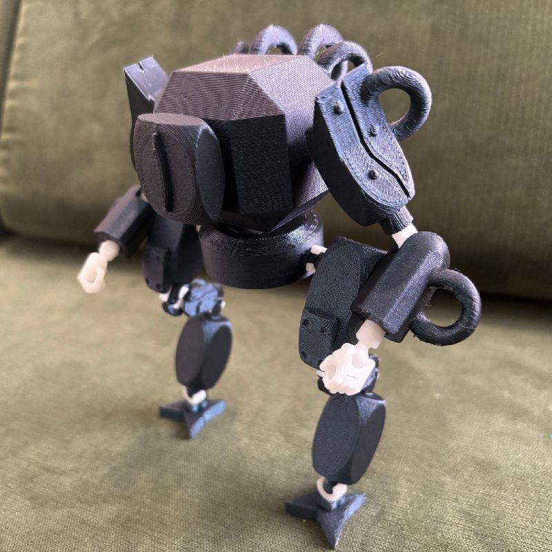 MECH-AX37 - a Lucky 13 Based Jointed Mech by SpiRe3 | Download free STL ...