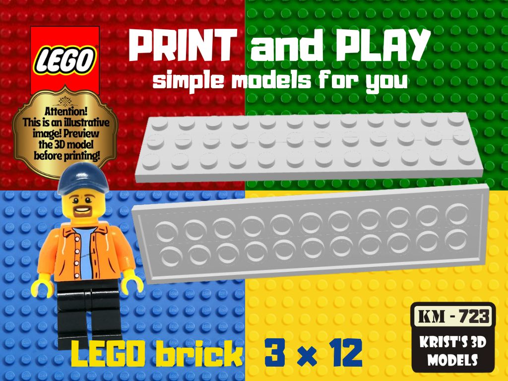 lego brick 3x12