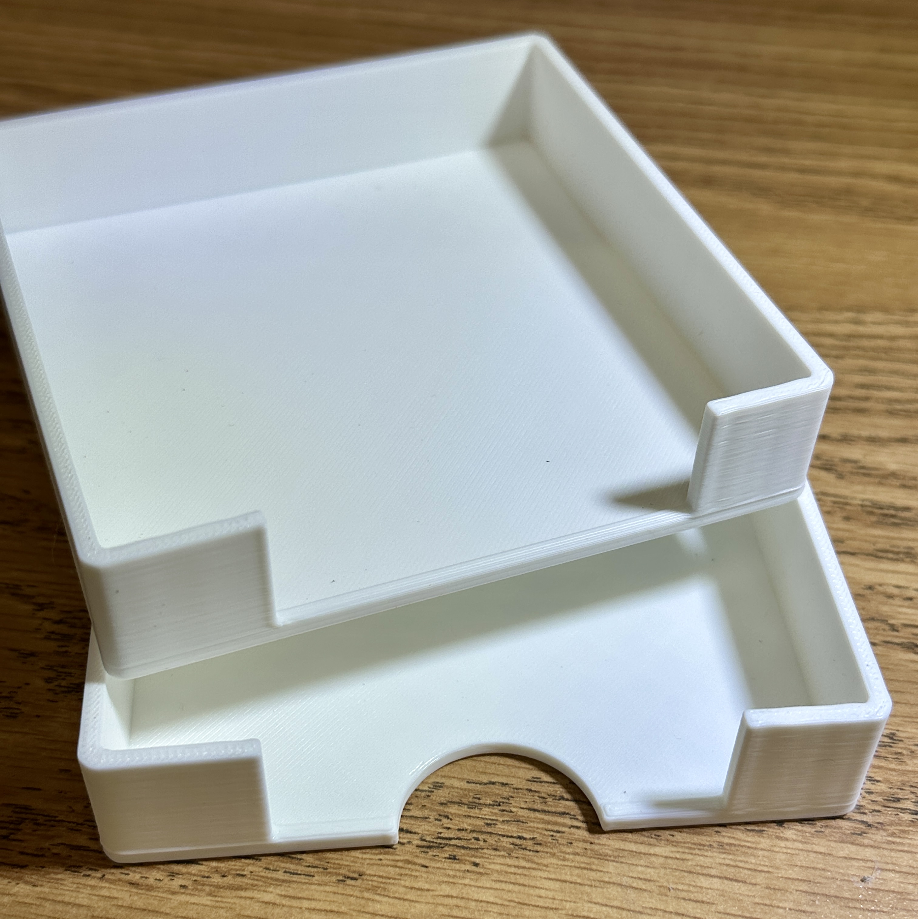 3.75" Square Coaster Holder with Optional Relief