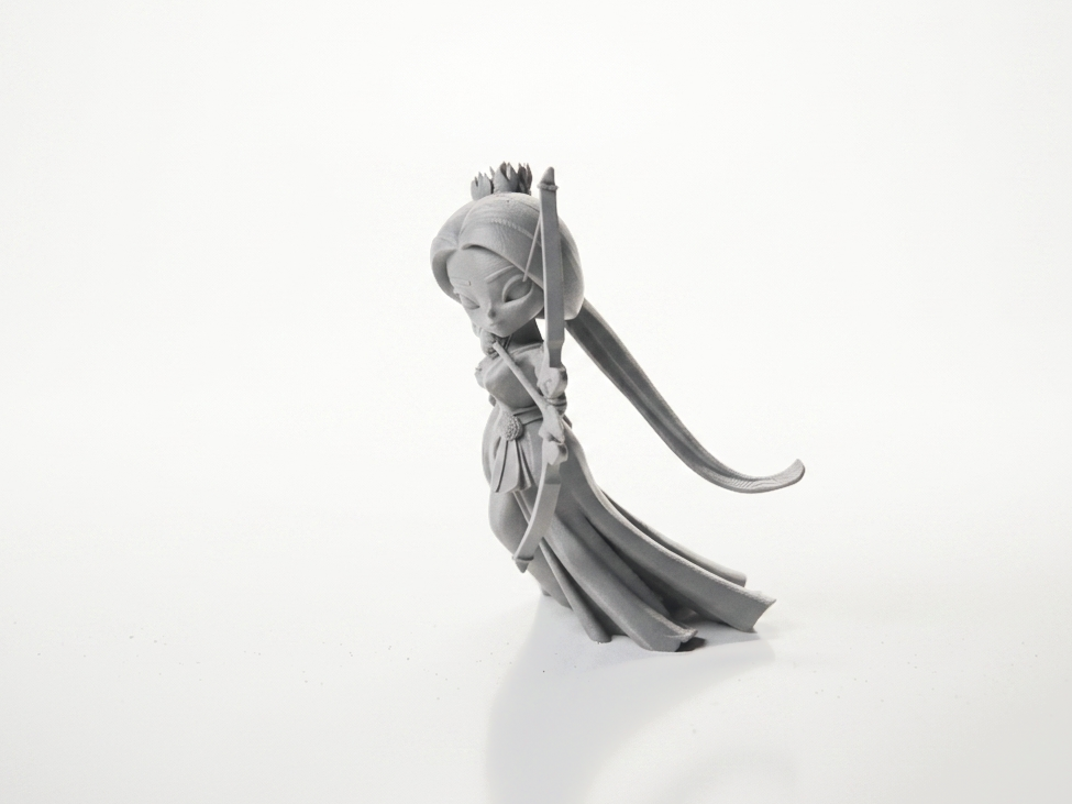 Princess Archer Figurine Female Character 3D Printable