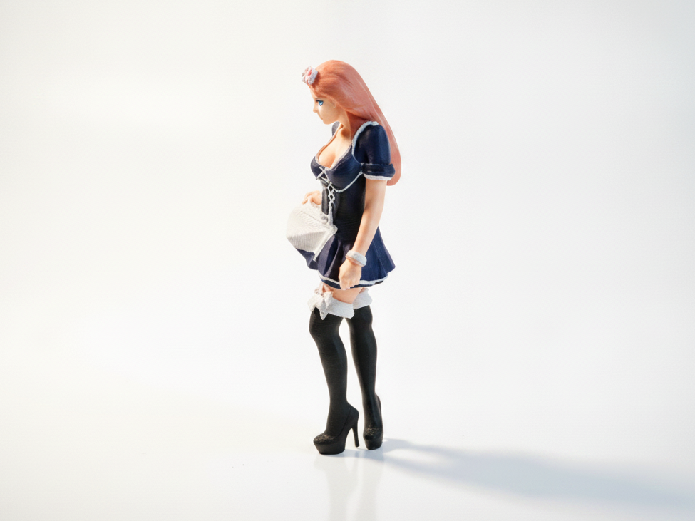 Latina Outfit Female Figurine 3D Printable