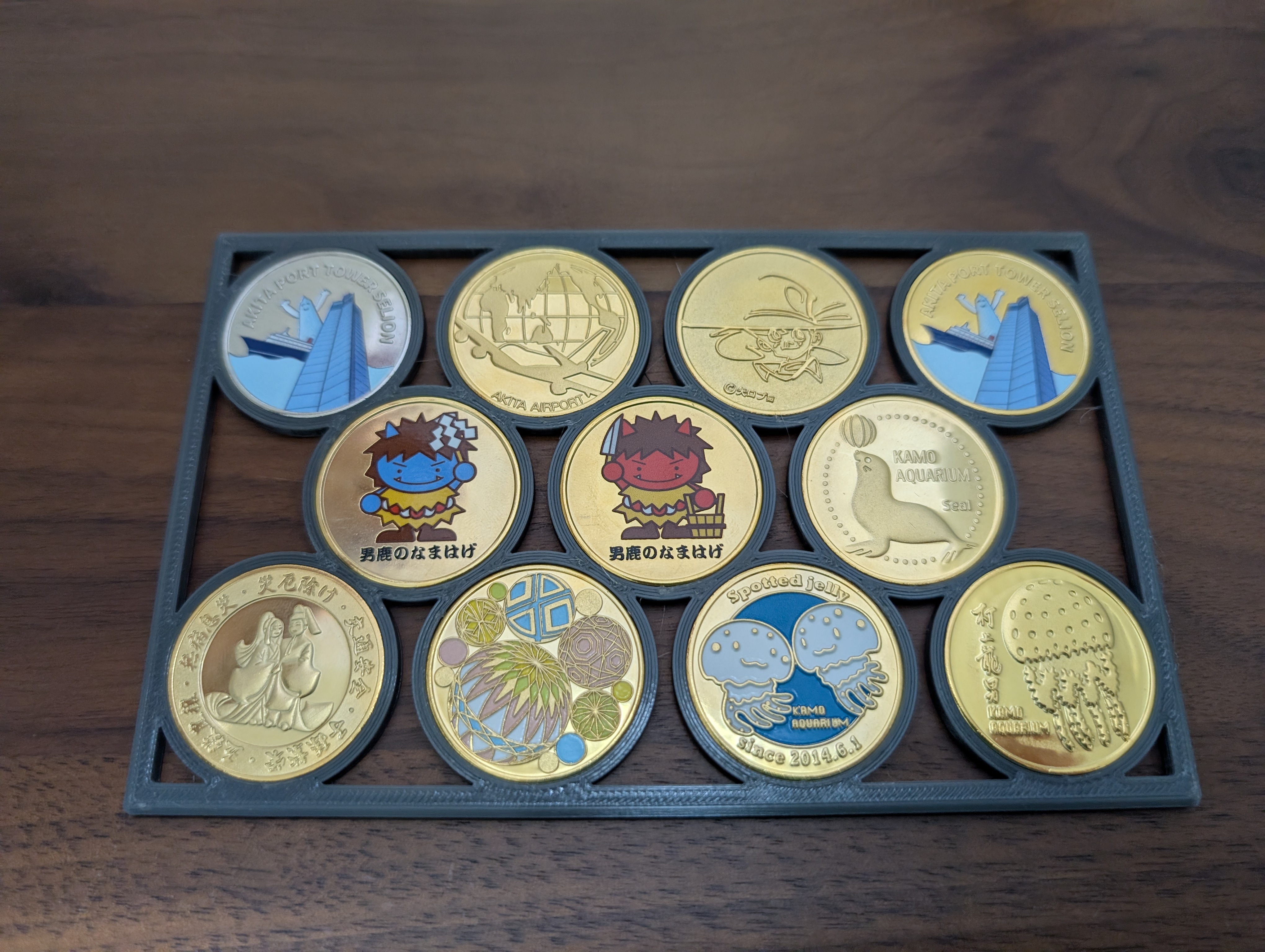 Stampmedal display panel