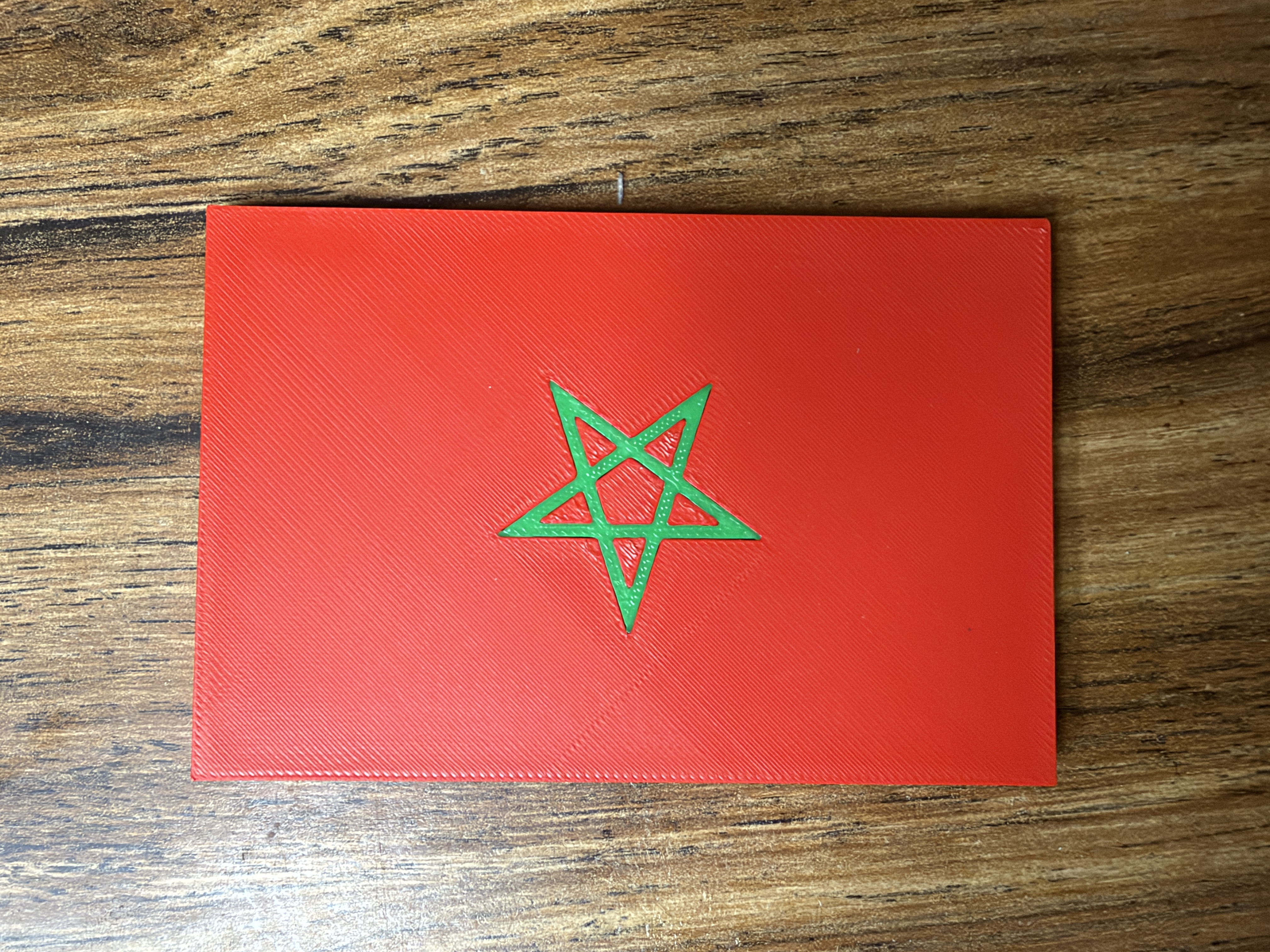 MagFlag: Moroccan Flag Fridge Magnet Multicolor with SVG