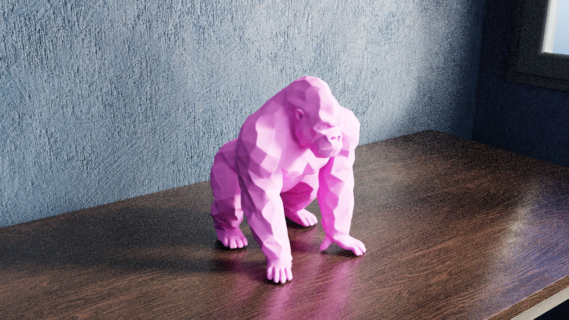 Miniatura 9 do modelo 3D Low Poly Gorilla