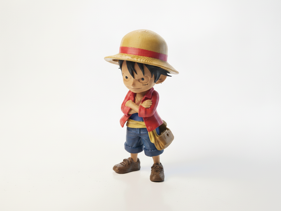 Luffy Figurine Anime Character 3D Printable