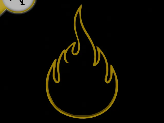 Simple Flame Symbol - 2D Art