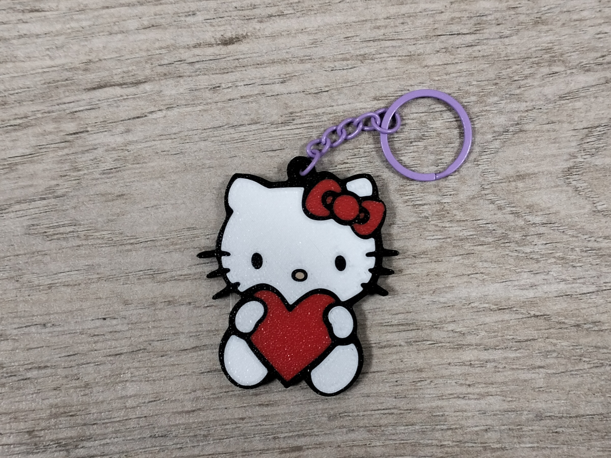 Miniatura 2 do modelo 3D Hello Kitty keychain - AMS