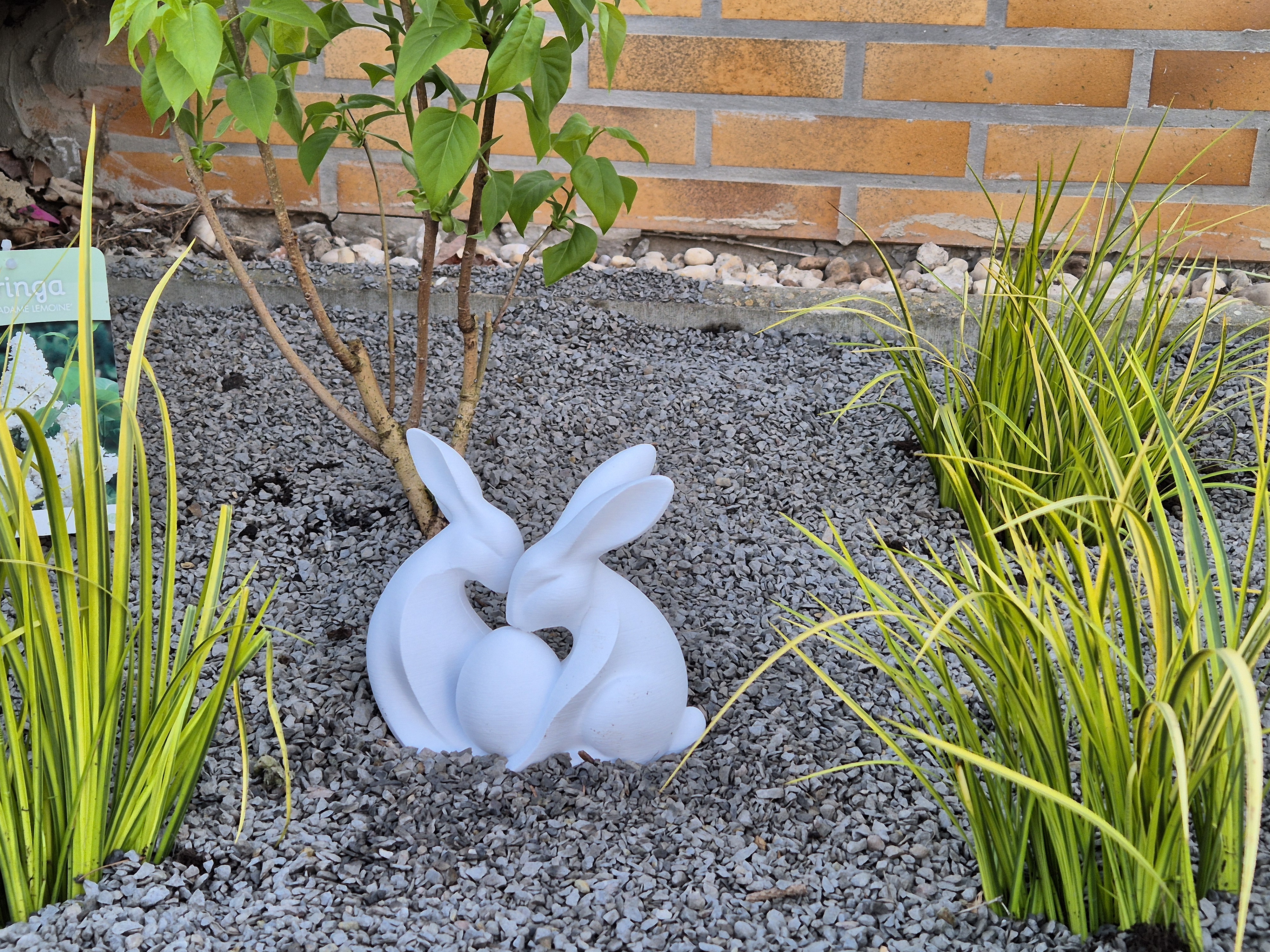 Easter bunny family