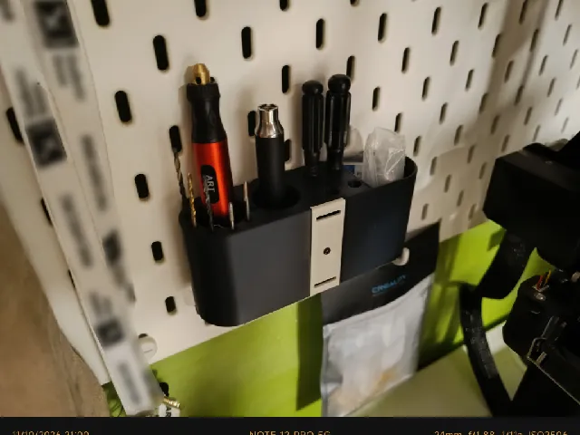 IKEA SKÅDIS wall mount ToolHolder pen holder interchangable