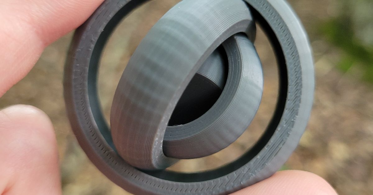 4 Ring Gyro Fidget by CRASH_3D | Download free STL model | Printables.com