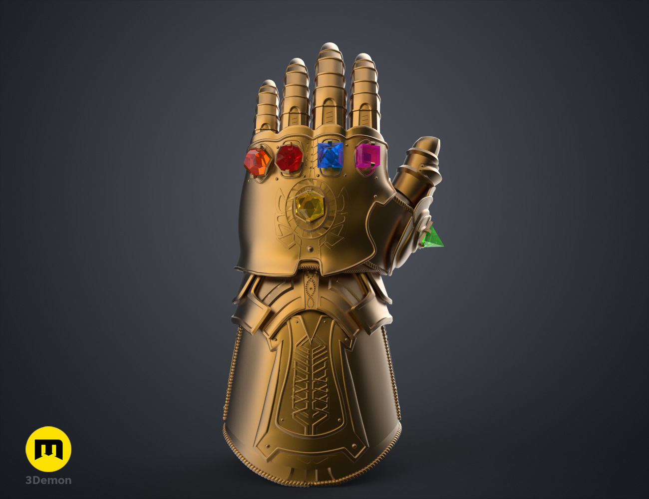The Infinity Gauntlet – Wearable DnD Dice Holder — miniatura 12