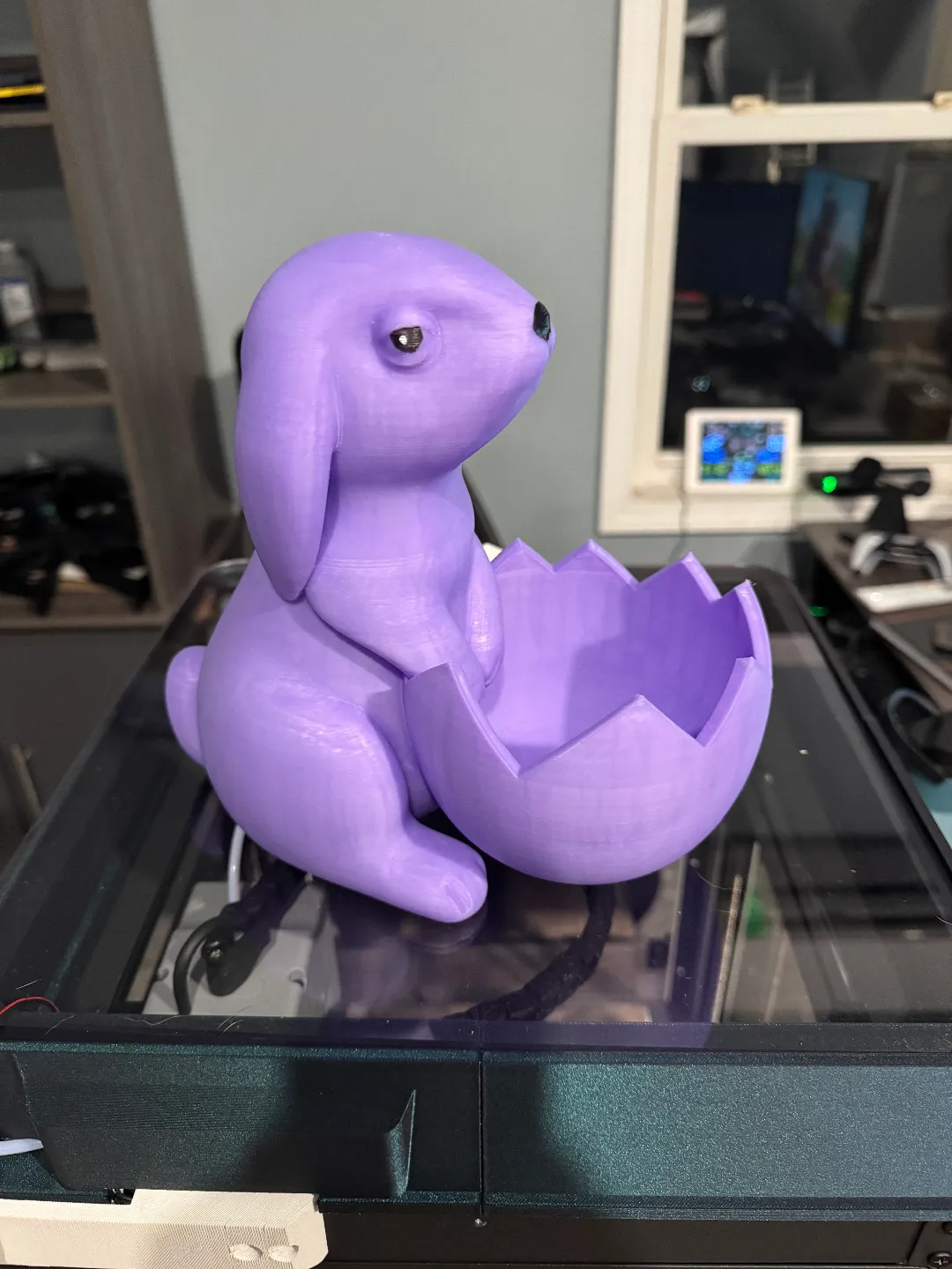 Easter Bunny with Egg No Support — miniatura 9