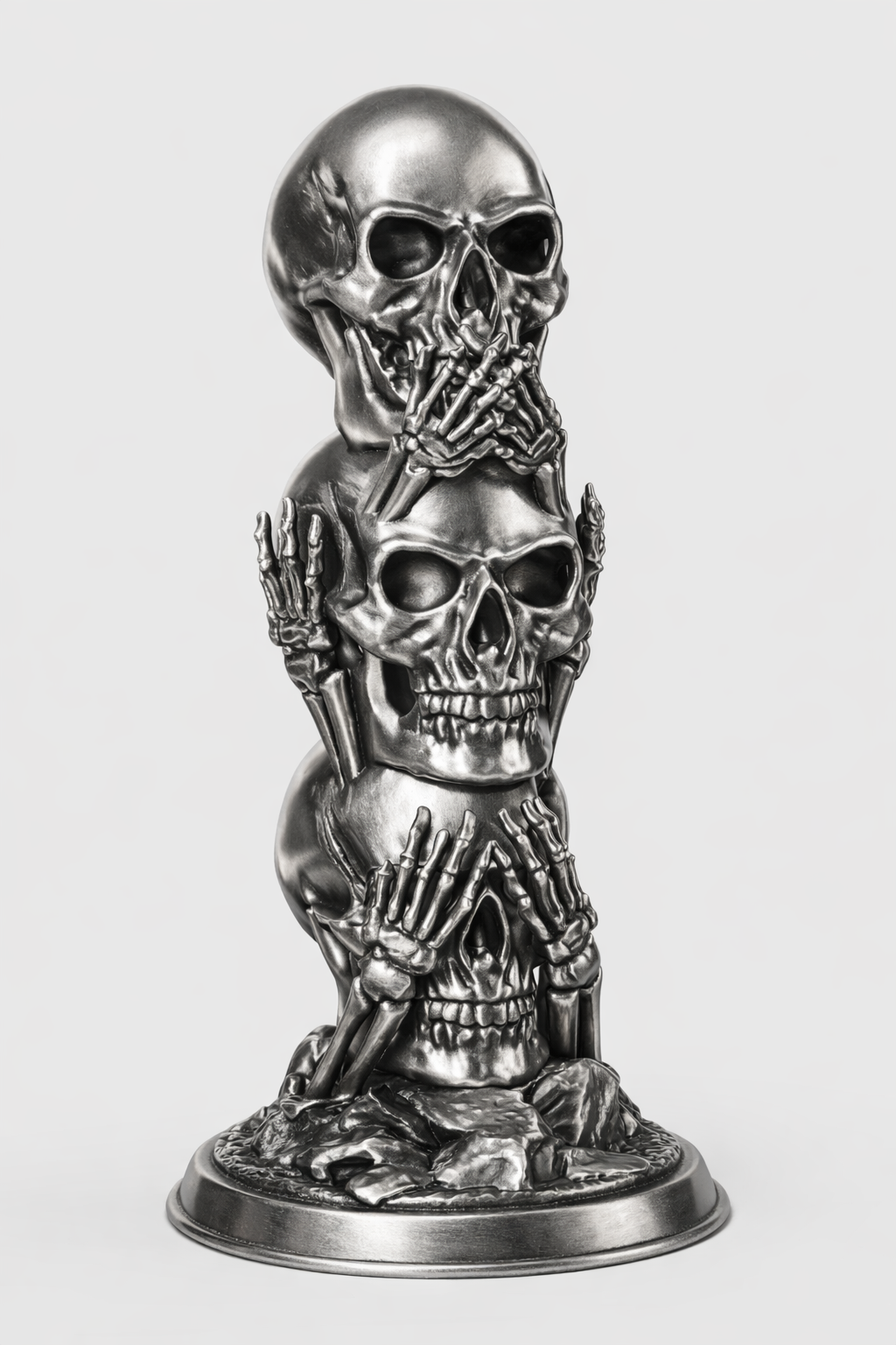 Skull Trio – See No Evil, Hear No Evil, Speak No Evil Bust