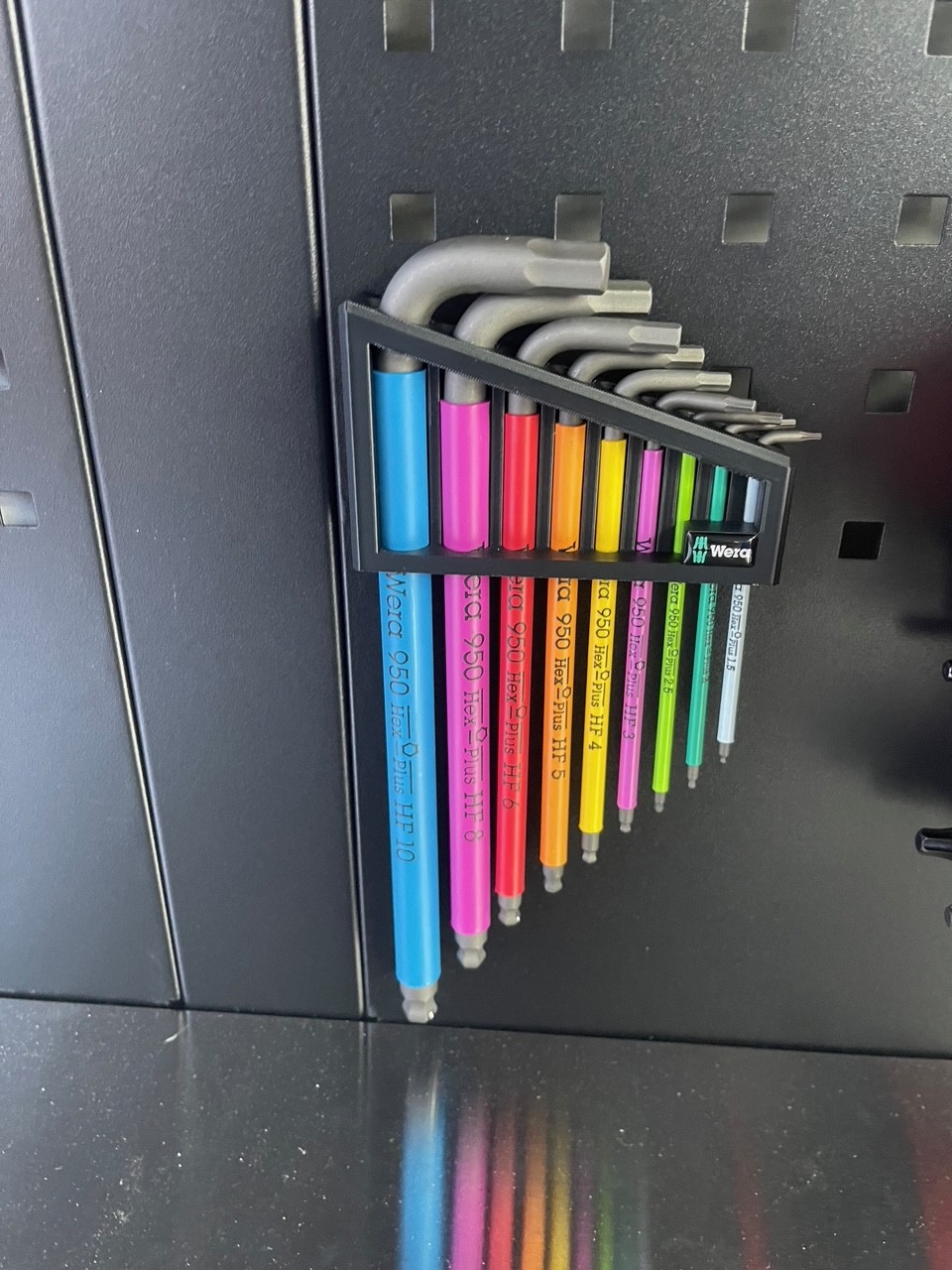 Wera allen key holder for Bott square peg board
