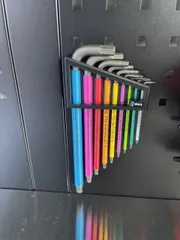 Wera allen key holder for Bott square peg board