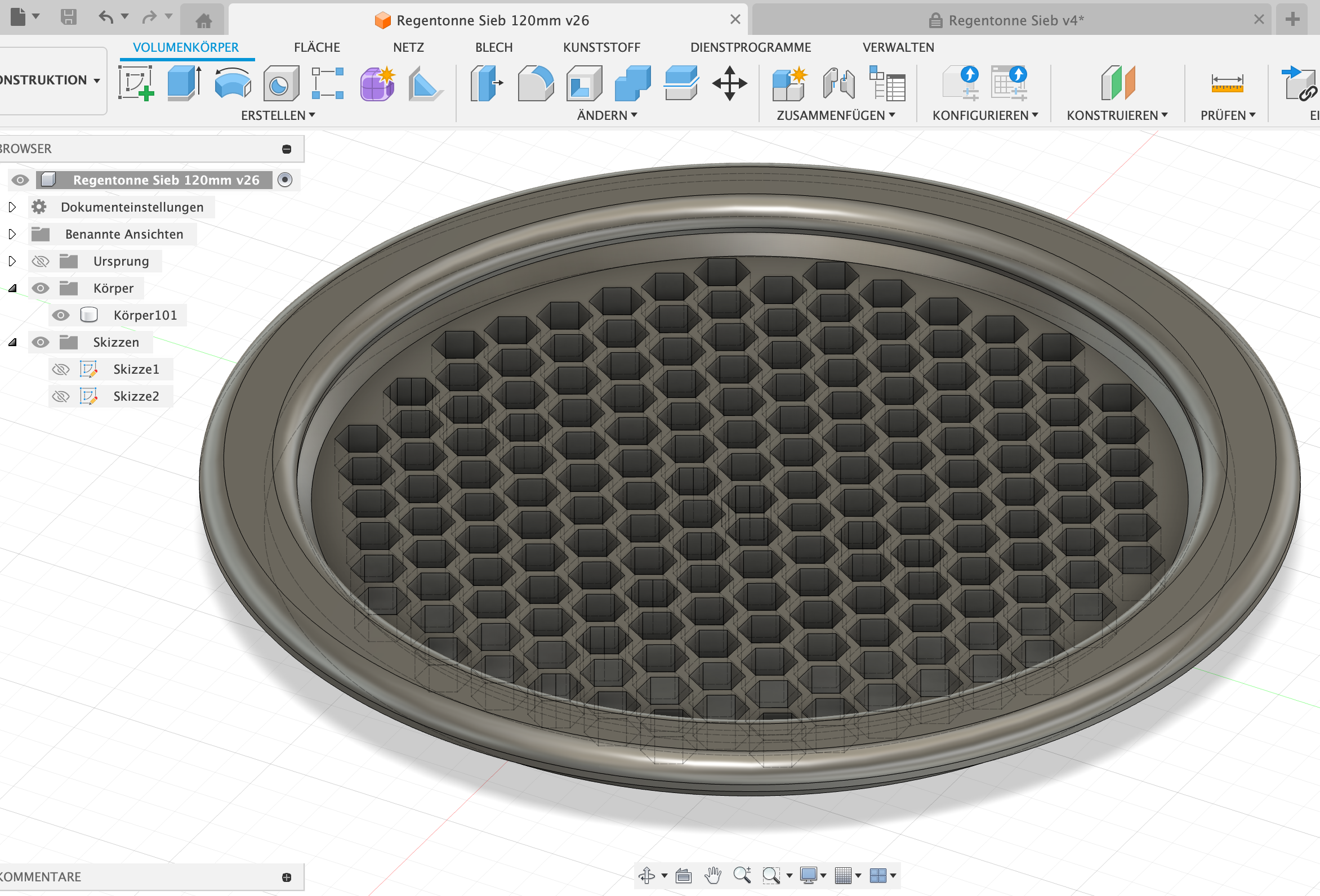 Dirt Trap 120mm - Sieve for rain barrel - rain water filter mesh — miniatura 7