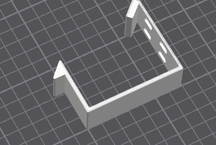 Drainpipe holder - square