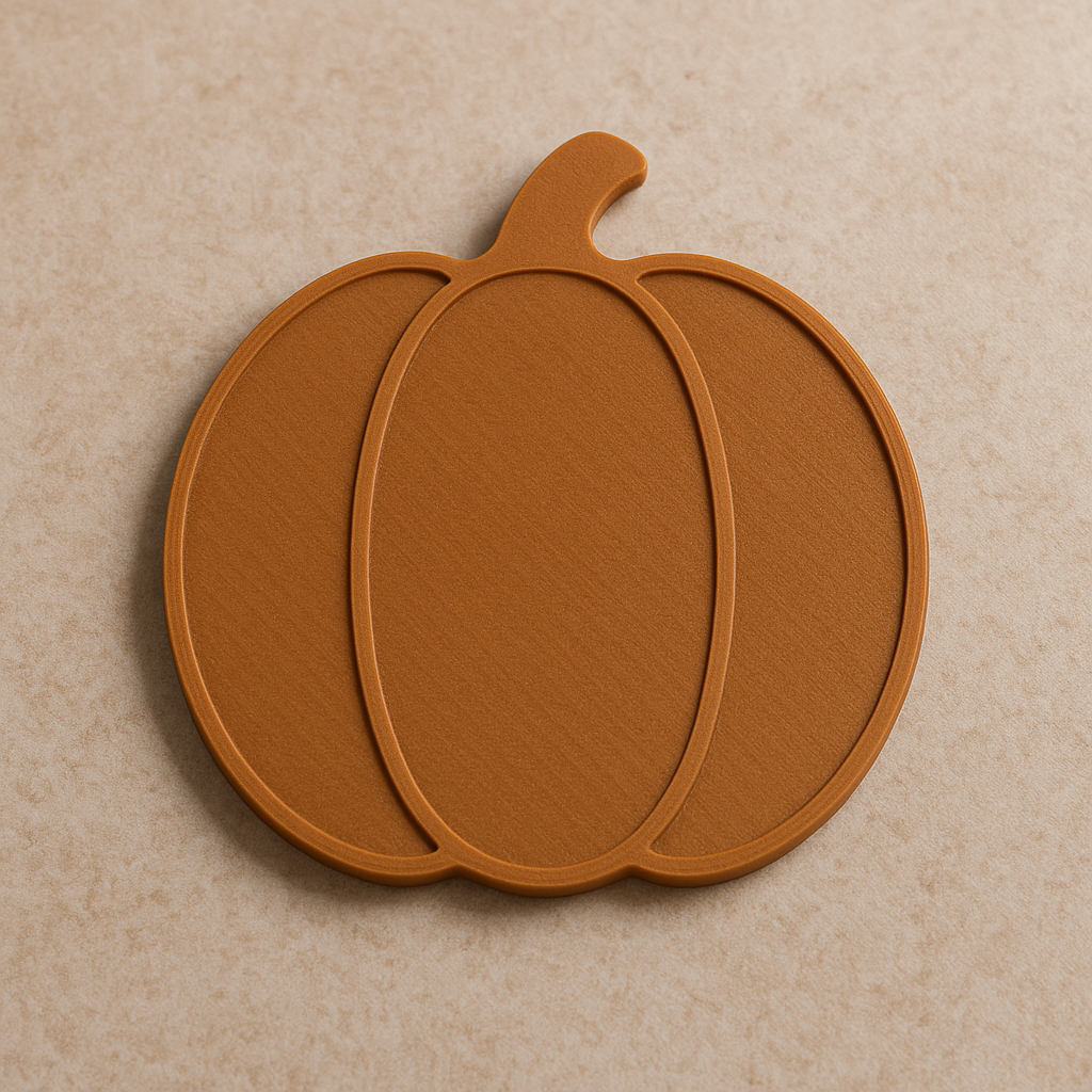 Pumpkin-Shaped Mug Coaster