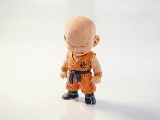 Angry Monk Figurine Fantasy 3D Printable
