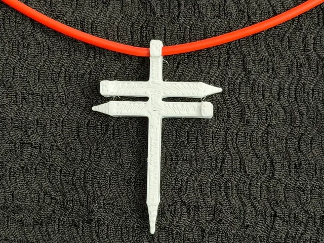 Nail Cross Pendant