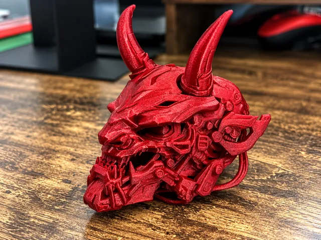 Cyber Oni Demon Mask
