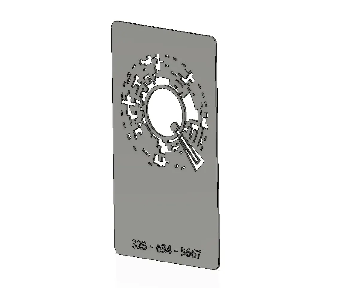 Q＇s Card Star Trek Picard by Sean Eddy | Download free STL model