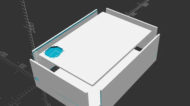 Customizable enclosure with Fan and LCD ports