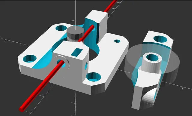 Modified Compact Bowden Extruder for frame mounts