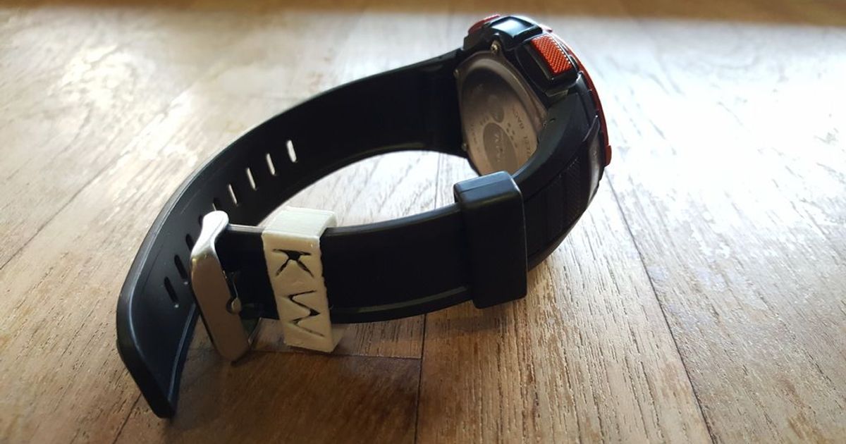 Fully Customisable replacement watch strap keeper by someoneonly