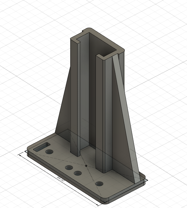 Miniatura 4 do modelo 3D Universal Drawer Slide Mount