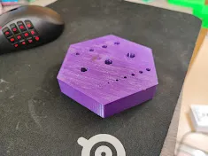 Hexagon riveting anvil