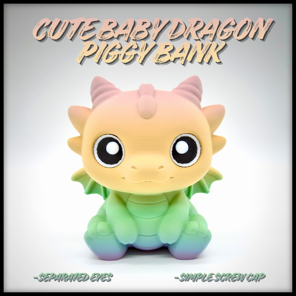 Cute Baby Dragon Piggy Bank