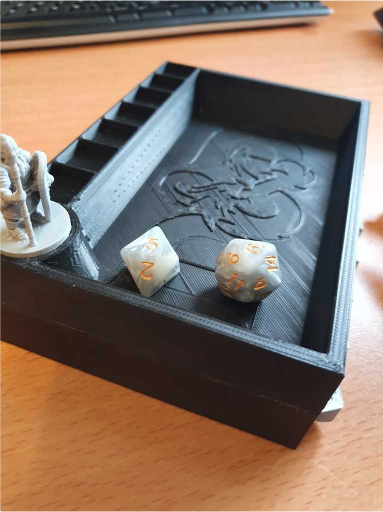Miniatura 3 do modelo 3D D&D dicetray & storage