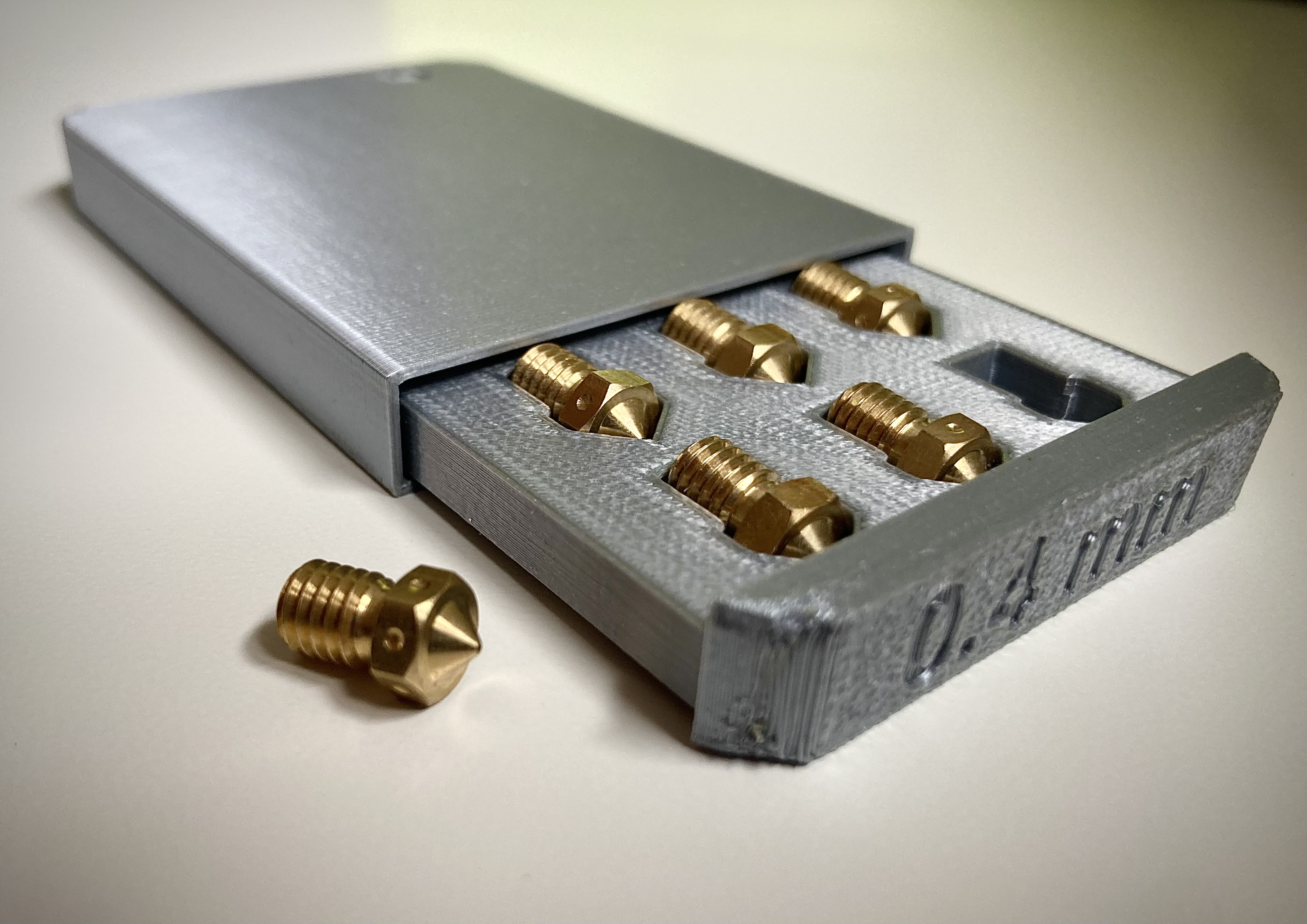 Wallet Nozzle y Tapas de 0,2mm-0,25mm-0,4mm-0,6mm-0,8mm