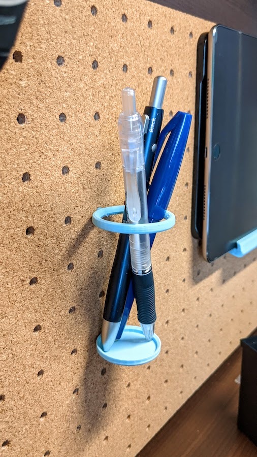 Pegboard Pen Holder