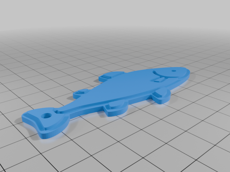 Salmon keychain thing