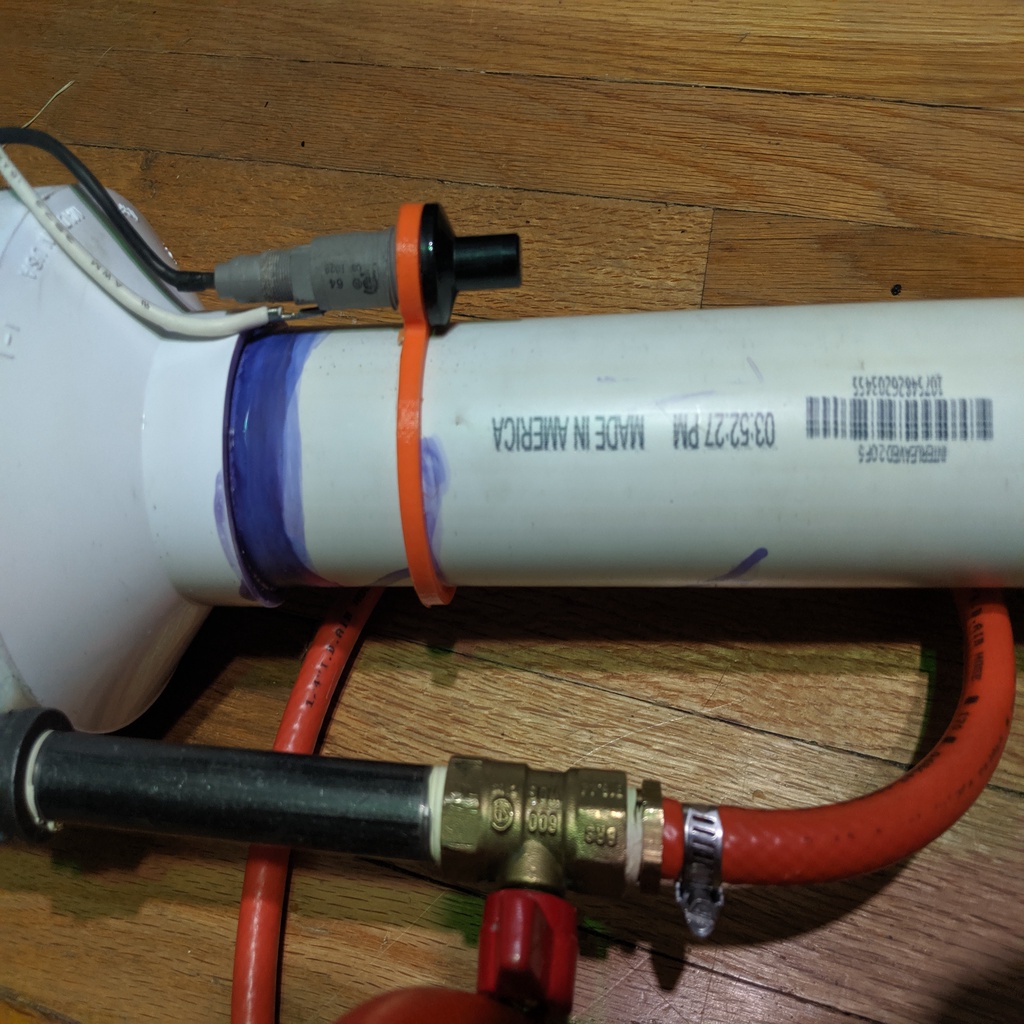 Lightweight Spud Launcher Piezo Igniter/Trigger 2" adapter