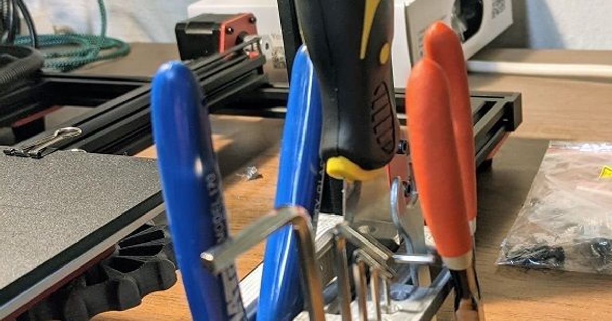 Clipon Tool Holder for Longer LK1 / Alfawise U20 by MortalWombat