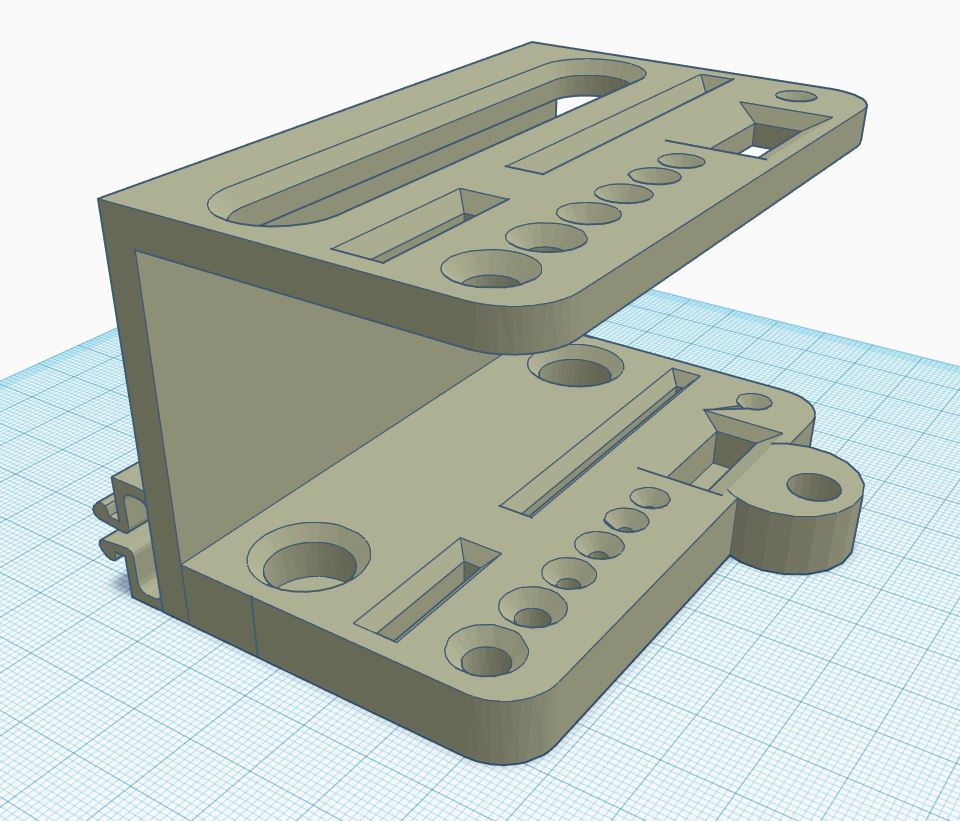 Clip-on Tool Holder for Longer LK1 / Alfawise U20 by MortalWombat ...