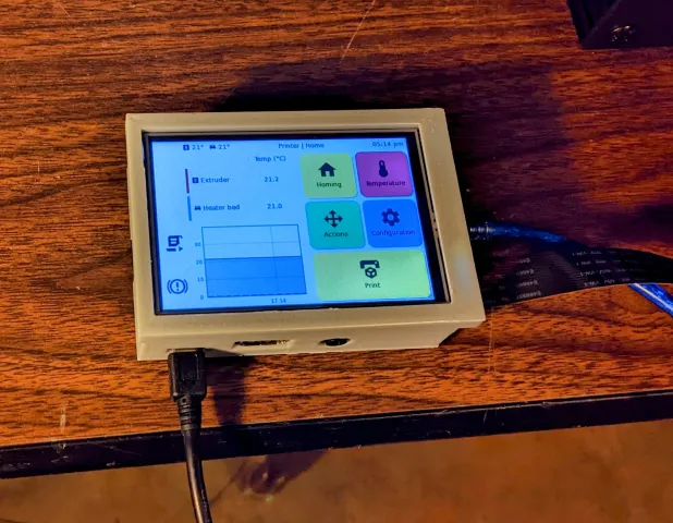 Raspberry Pi 3A case for 3.5 inch touchscreen