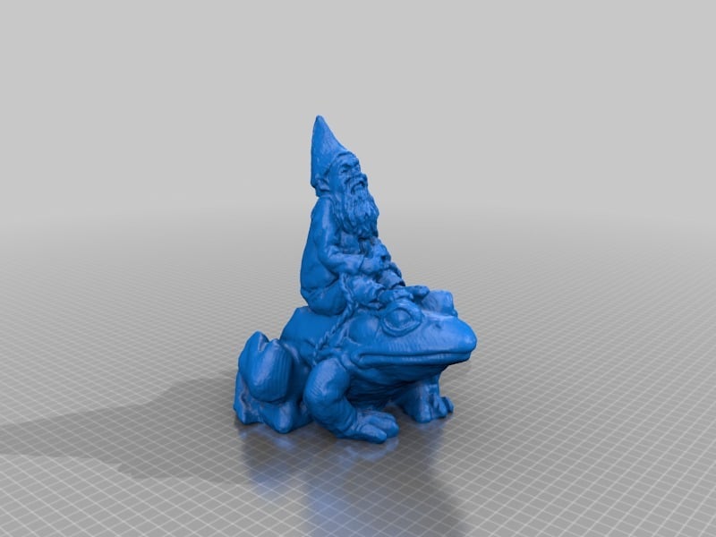 Frog Riding Gnome