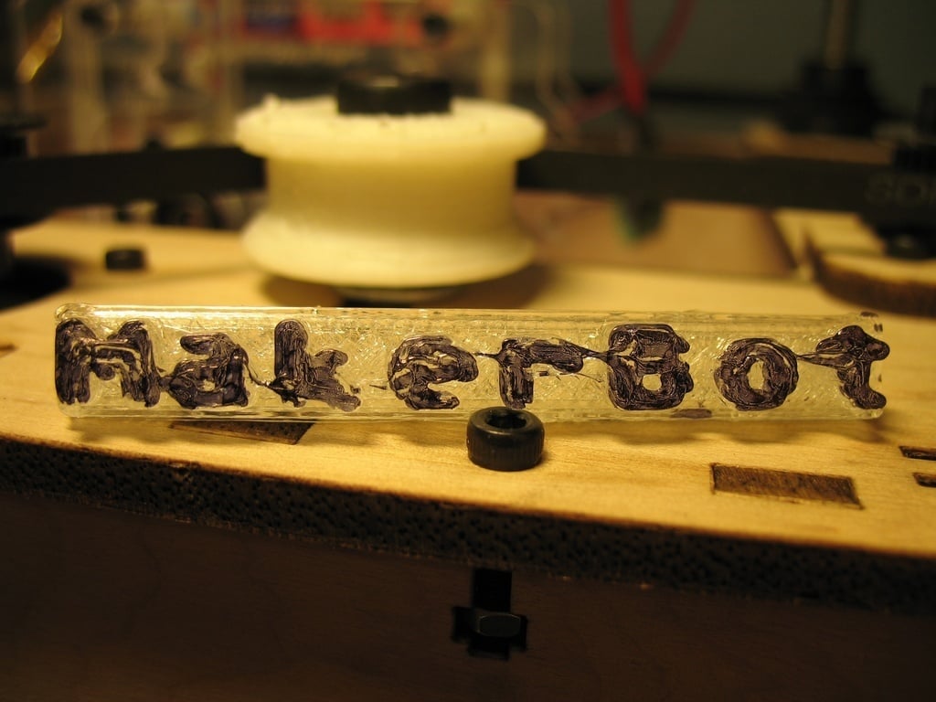 Miniatura 5 do modelo 3D OpenSCAD Bitmap Fonts Module