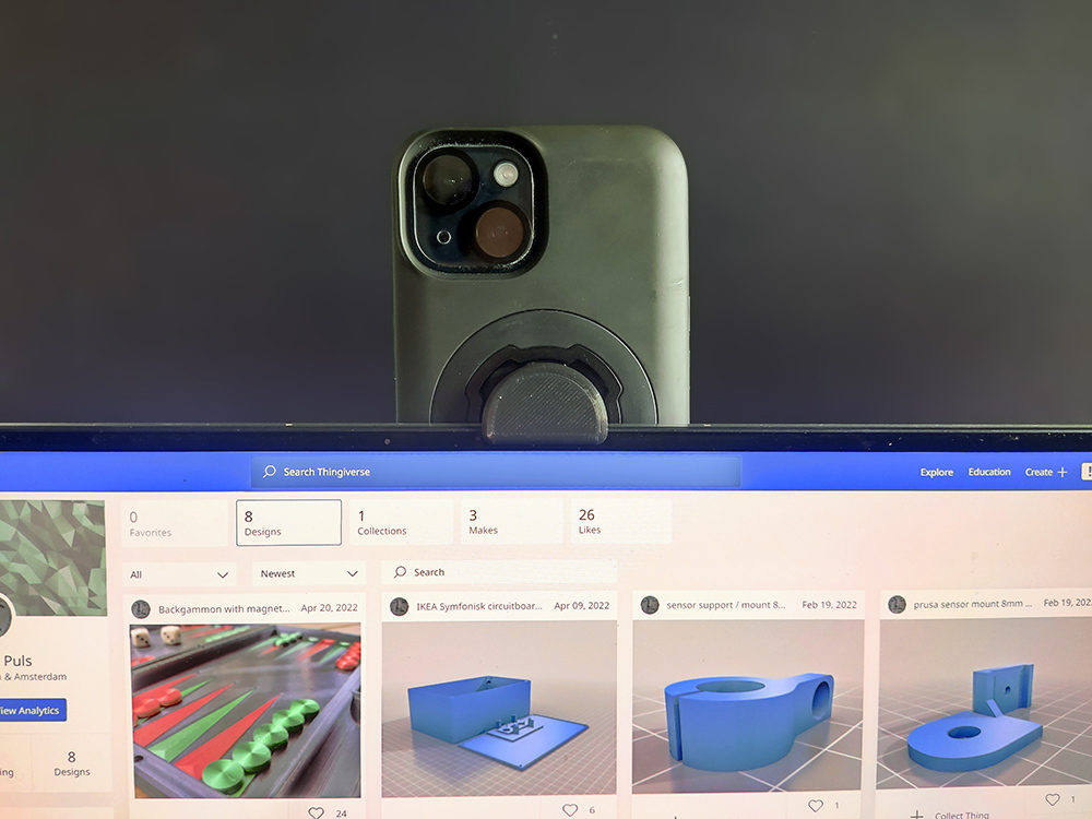quadlock laptop webcam mount — miniatura 4