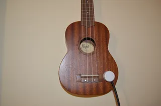 Acoustic guitar or ukelele pickup/contact microphone case