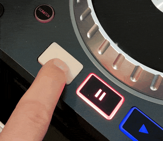 Numark mixdeck cue, play, pause button (replacement part) — thumbnail 4